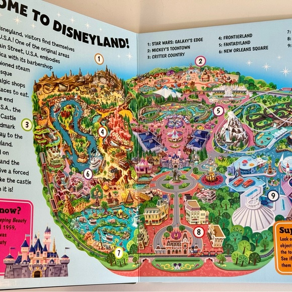 Build Your Own Disneyland Park 3D Model ~ Press Out Pieces Activity Book - Picture 4 of 11